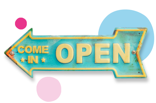 Come in open